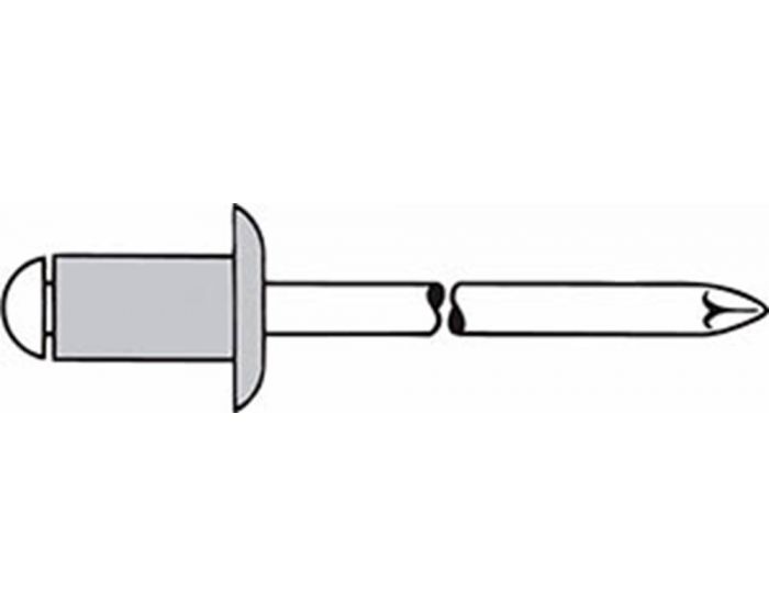 Rivet-aveugle-aluminium/acier-5-mm-20---25-mm-100p.-boîte