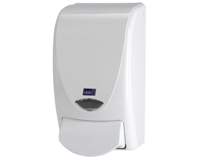 Distributeur-de-savon-nettoyant-courtouches-1-litre-Washroom-Solid-White