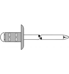 Rivet-aveugle-aluminium/acier-PolyGrip-4-mm-0,5---6,5-mm-500p.-boîte
